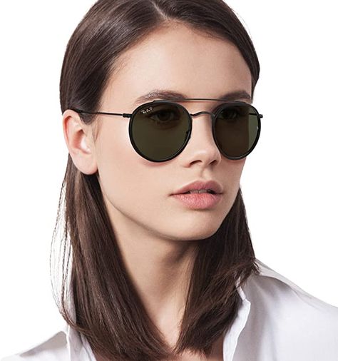 Check out these unisex 51mm Ray Ban Double Bridge sunglasses on Amazon! Comes in various colors. 

#amazon #amazonfinds #amazonfashion #amazonfashionfinds #amazonsunglasses #sunglasses #amazonad #ad Travel Fashion Girl, Classic Aviator Sunglasses, Round Metal Sunglasses, Mirrored Aviator Sunglasses, Polarized Aviator Sunglasses, Silver Sunglasses, Classic Sunglasses, Butterfly Sunglasses, Gradient Sunglasses