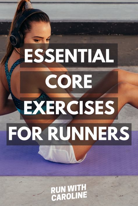 Core Exercises For Runners, Runners Core Workout, An Workouts, Strength Exercises For Runners, Crossfit Ab Workout, Running Plan For Beginners, Best Core Exercises, Strengthening Yoga, Full Body Strength Training