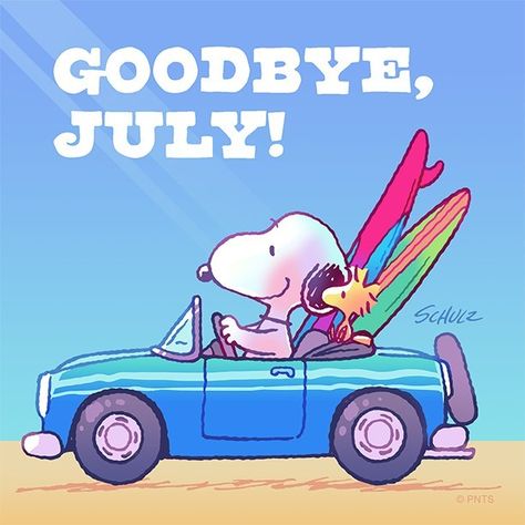 Snoopy And The Peanuts Gang | Goodbye, July! | Instagram Goodbye July, Blessed Week, Browns Fans, Snoopy Pictures, The Peanuts, Peanuts Gang, July 31, Snoopy And Woodstock, Woodstock