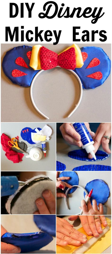 DIY Disney Mickey Ears - Houston Mommy and Lifestyle Blogger | Moms Without Answers Diy Disney Ears, Diy Mickey Ears, Disney Mouse Ears, Disney Headbands, Disney Mickey Ears, Diy Disney, Disney Mouse, Mickey Mouse Ears, All I Ever Wanted