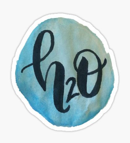 H2o Drawing, H2o Logo, Water Logo, Stickers Redbubble, Watercolor Stickers, Stickers For Sale, Best Inspirational Quotes, Summer Lovin, Cricut Projects