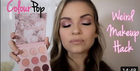 Blush Crush Palette Looks, Colourpop Blush Crush, Holiday Eyeshadow, Colourpop Blush, Colourpop Eyeshadow, Beauty Makeup Tips, Eyeshadow Tutorial, Prom Makeup, Eyeshadow Looks