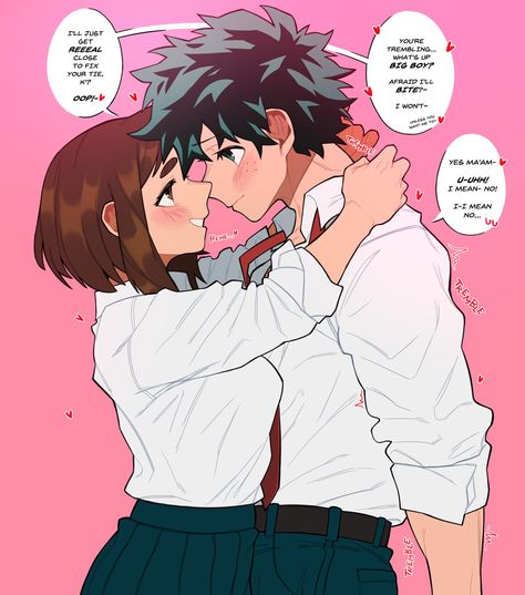 Deku X Uraraka, Anime Character Names, Real Anime, Ochako Uraraka, Anime Fandom, Boku No Hero Academia Funny, Fan Comic, Anime Crossover, My Hero Academia Episodes