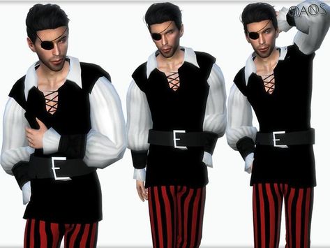 New Clothes (1 Top 1 Pants 1 Shoes and 1 Glasses)  Found in TSR Category 'Sims 4 Sets' Sims 4 Controls, Los Sims 4 Mods, Sims Medieval, Sims 4 Blog, Sims 4 Anime, Lurex Dress, Pirate Outfit, Fishtail Maxi Dress, Sims 4 Teen