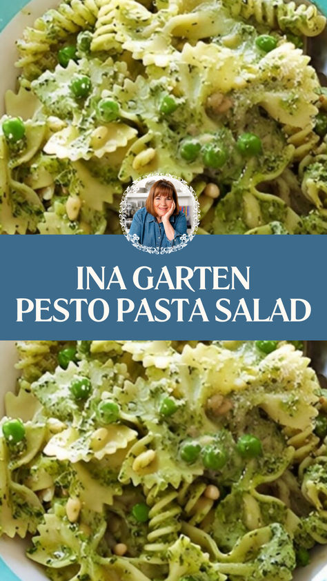 Ina Garten Pesto Pasta Salad Pasta Pesto Peas Ina Garten, Pesto Pine Nut Pasta Salad, Bow Tie Pesto Pasta Salad, Pesto Pasta Salad Recipes Cold, Gourmet Pasta Salad, Pesto Pasta Salad Recipes, Ina Garten Pasta Salad, Cold Pesto Pasta, Pasta Pesto Salad