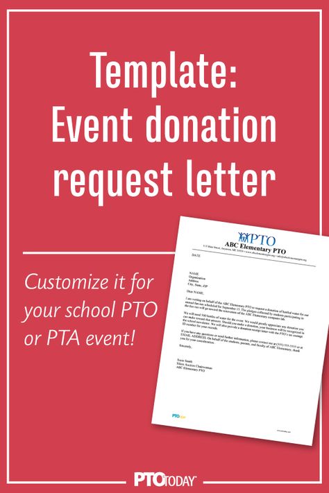 Pta Letter Asking For Donations, Pto Donation Request Letters, Pto Donation Letter, Pta Donation Request Letter, Room Mom Letter, Teacher Appreciation Letter, Teacher Appreciation Week Themes, Donation Letter Template, School Donations