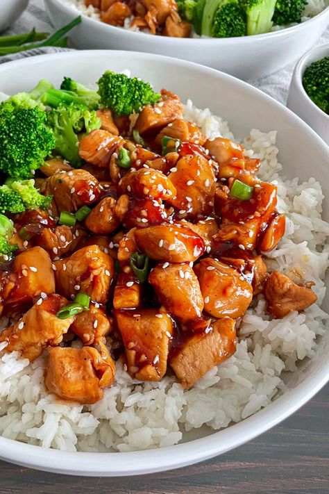 Teriyaki Chicken Bowl Recipe, Chicken Rice Bowl Recipe, Teriyaki Chicken Rice, Teriyaki Chicken Rice Bowl, Teriyaki Chicken Bowl, Chicken Rice Bowl, Pollo Teriyaki, Rice Bowl Recipe, Teriyaki Chicken And Rice