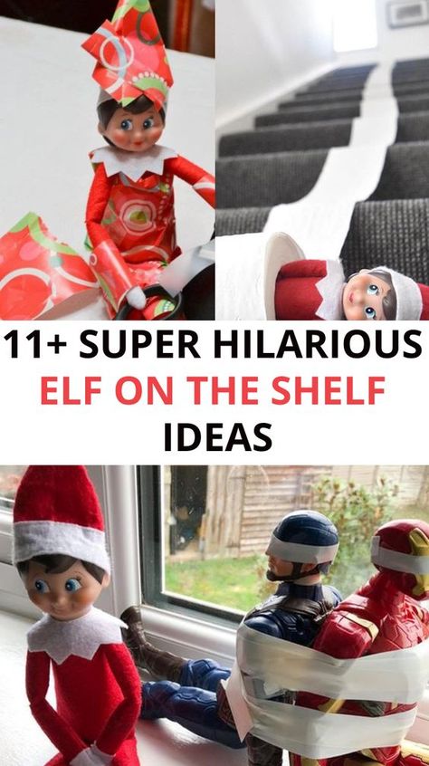 11+ Funny Elf On The Shelf Ideas For The Holiday Season Elf Ideas Easy Funny, Elf Tricks, Elf Classroom, Elf Delivery, Funny Elf On The Shelf, Elf Ideas Easy, Easy Elf On The Shelf, Elf Funny, Kids Toilet