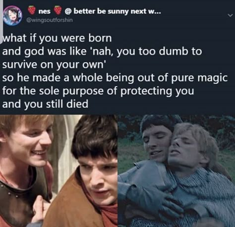 Merlin And Arthur Funny, Merlin Memes Funny, Arthur X Merlin, North And South Bbc, Pride And Prejudice Bbc, Miranda Bbc, The Paradise Bbc, Merlin X Arthur, Emrys Merlin