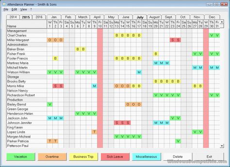 attendance tracker excel screen Employee Attendance Tracker, Attendance Tracker, Lesson Plan Template Free, Attendance Sheet, Business Plan Template Free, Project Proposal Template, Time Tracker, Excel Spreadsheets, Business Plan Template