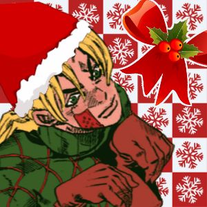 Jjba Christmas Icons, Jojo Christmas Icon, Jojo Christmas, Diego Brando, Jojo Icons, Ball Run, Christmas Icons, Crusades, Jojo Bizarre