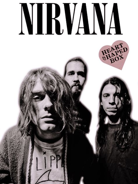 Pink Nirvana, Nirvana Poster, Poster Pink, Collage Phone Case, Heart Shape Box, Poster Room, Pink Posters, Band Posters