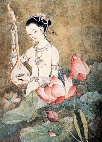 Chakrabhand Posayakrit Tibetan Painting, Thai Painting, Photo Arts, Dead Girl, Dunhuang, Art Theory, Asian Painting, Buddha Painting, Temple Art