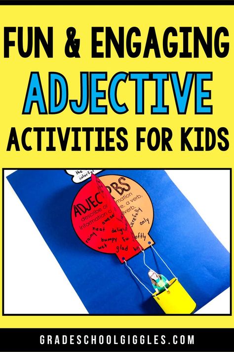 Fun Adjective Activities, Adjective Activities 3rd, Nouns Verbs Adjectives Activities, Adjective Activities, Adverb Activities, Adjectives Exercises, Elementary Grammar, Comparative And Superlative Adjectives, Comparative And Superlative