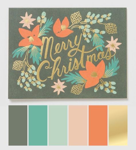 Vintage Christmas color scheme Color Schemes Christmas, Mermaid Kingdom, Christmas Color Schemes, Color Scheme Ideas, Christmas Palette, Christmas Colour Schemes, Pinterest Christmas, Color Schemes Design, Vintage Colour Palette