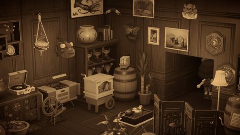 Acnh Antique Shop, Cozy Gamer, Acnh Inspo, Antique Design, Qr Codes, Antique Shops, Animal Crossing, Decorating Ideas, National Parks