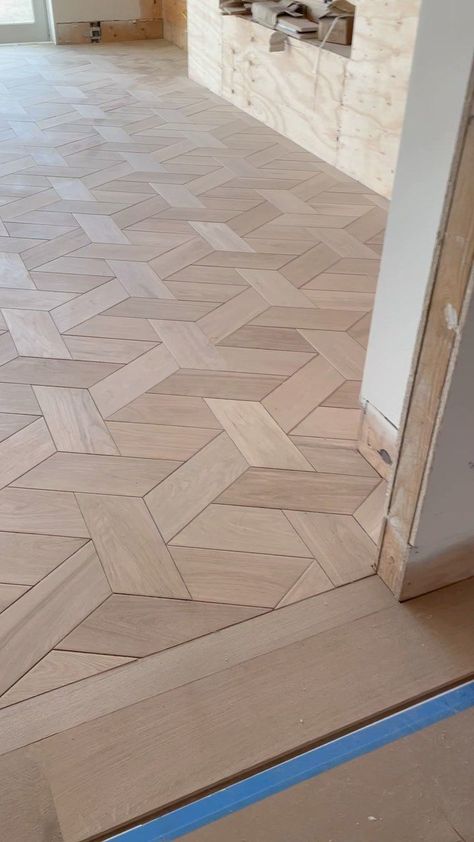 Wood Floors Pattern, Patterned Wood Floor, Wood Floor Designs Pattern, Flooring For Basement, Jamie Beckwith, Basement Floor Ideas, Floor Pattern Design, Interior Textures, Wood Floor Pattern