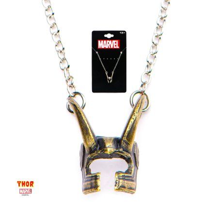 Loki Helmet, Marvel Jewelry, Marvel Loki, Marvel Clothes, Stainless Steel Chain Necklace, Marvel Thor, Cool Gadgets To Buy, Stainless Steel Pendant, Jewelry Packaging