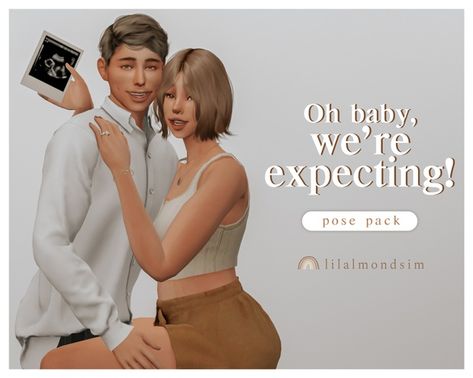 ⋒ Oh baby, we’re expecting! ⋒ Sims 4 Pregnancy, Sims Pregnant, Couple Maternity Poses, Sims 4 Couple Poses, Sims Baby, Sims 4 Family, Sims 4 Gameplay, Sims 4 Teen, Sims Four