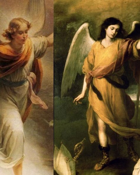 The Four Great Archangels | Gods and Demons Wiki | Fandom Four Archangels, Michael Gabriel, Earth's Spheres, Supernatural Angels, Unknown Quotes, Archangel Uriel, Male Angel, Warrior Within, Seven Heavens