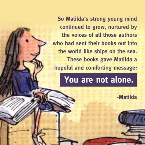 2016422---Childrens-Quotes---Matilda---504x504 Quotes From Childrens Books, Children Book Quotes, Children's Book Week, Cs Lewis, Anne Frank, Reading Quotes, Great Life, Ernest Hemingway, Roald Dahl