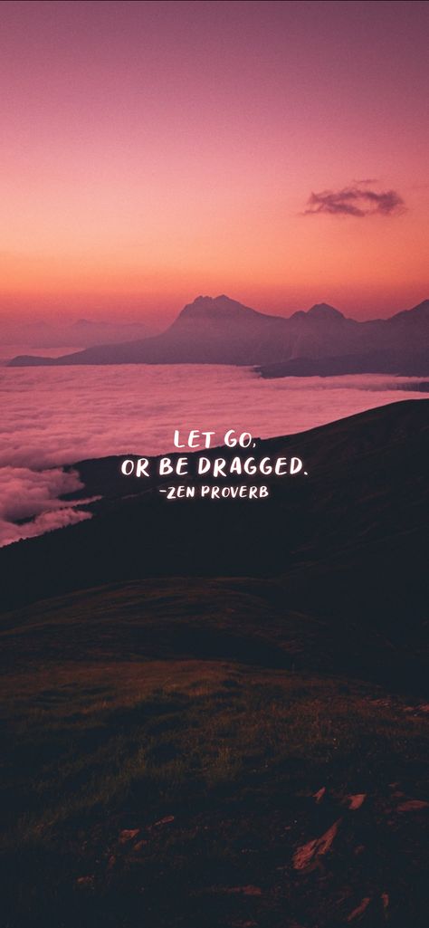 Let go, or be dragged. -Zen Proverb From the Motivation app: https://motivation.app/download Let Go Or Be Dragged, Motivation App, Daily Mantra, People Change, Manifestation Affirmations, Manifestation Quotes, Best Love, Let Go, Me Time