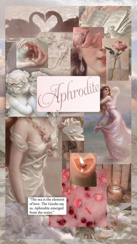 Aphrodite Energy, Aphrodite Symbol, Aphrodite Wallpaper, Vibey Wallpapers, Mermaids Sirens, Aphrodite Altar, Lady Aphrodite, Aphrodite Aesthetic, Pretty Wallpaper Ipad