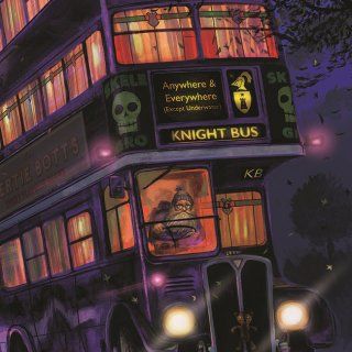 pictures released from Harry Potter and the prisoner of Azkaban illustrated Diy Wall Display, Bus Poster, Knight Bus, Harry Potter Painting, Magic Night, Harry Potter Spells, Poster Diy, The Prisoner Of Azkaban, Harry Potter Magic