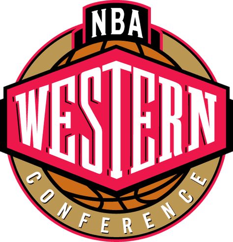 NBA Western Conference Primary Logo (1994) - Western Conference Logo Western Logo, Conference Logo, Nba Logo, Nba Season, Western Conference, Portland Trailblazers, Nba Playoffs, Memphis Grizzlies, Oklahoma City Thunder