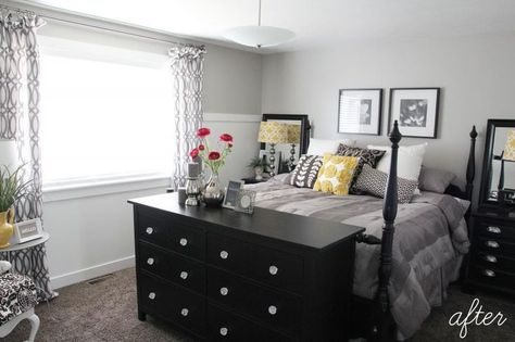 Dresser At Foot Of Bed, Foot Of Bed Ideas, Dressers Next To Bed, Before And After Home, Beautiful Bedroom Decor, Foot Of Bed, Bed Ideas, Bedroom Layouts, Beautiful Bedrooms