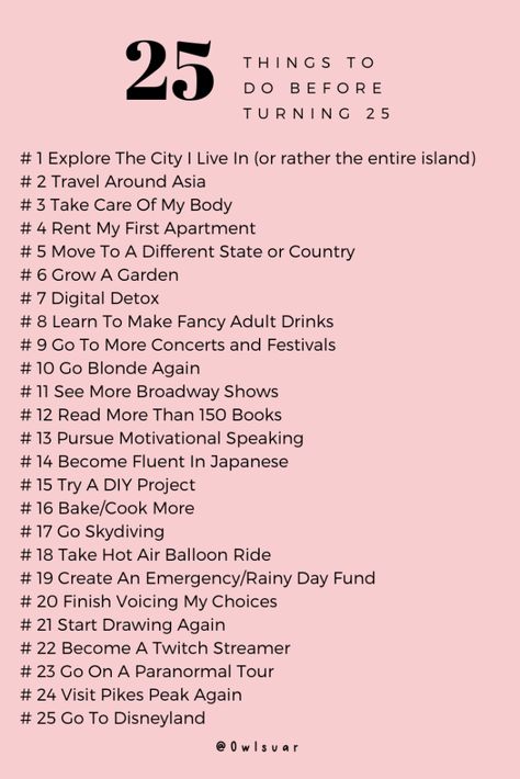 30 Things To Do Before 30, Bucket List Ideas For Women, Life Goals List, Bucket List Life, Turning 25, Bucket List Journal, Goal List, Bucket List Ideas, Productive Things To Do