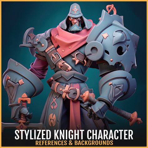 Stylized Knight, Stylized Character, Character Images, Good Luck To You, Character Design References, Wonderful Words, Design Reference, Vol 2, Good Luck