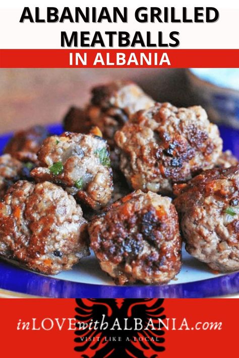 Qofte Albanian Grilled, slow food Clear Water Beaches, Albanian Cuisine, Farm To Table Food, Grilled Meatballs, Slow Food Movement, Albanian Recipes, Sheep Cheese, Types Of Salad, The Ottoman Empire