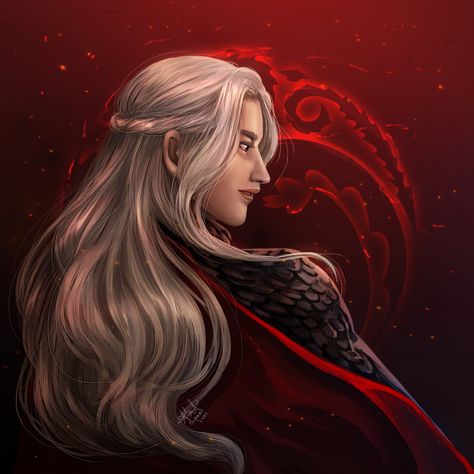 Male Fanart, Rhaegar Targaryen, Costume Viking, Got Game Of Thrones, Targaryen Art, Asoiaf Art, Rhaenyra Targaryen, Game Of Thrones Art, House Of Dragons