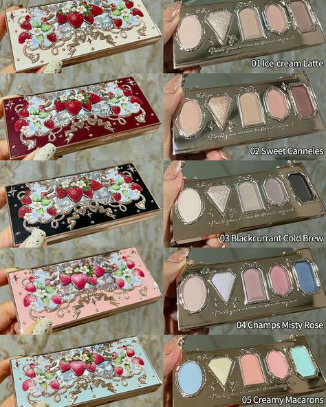 Flower Knows Eyeshadow Palette, Flower Knows Makeup, Alat Makeup, Flower Knows, Makeup Accesories, Makeup Package, Ethereal Makeup, Misty Rose, Fancy Makeup