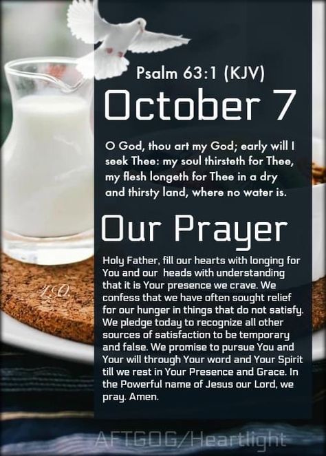 October 7 Bible Verse, October Scripture, October Prayer, Watermelon Craft, October Blessings, Talk With God, October Month, Watermelon Crafts, Psalm 63