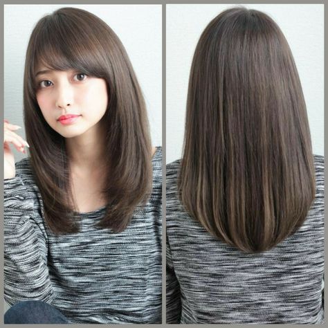 U Cut Hairstyle Medium With Layers, Medium Size Haircut, Haircuts For Long Hair With Layers, Layered Haircuts For Medium Hair, Popular Hair, Hair Tutorials Easy, Shot Hair Styles, Hair Tutorials For Medium Hair, Haircuts For Medium Hair