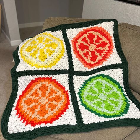 We’ve published a new pattern in our shop! Squeeze the Day. This blanket would be perfect for a citrus themed baby room. @texasstitchchicks #amigurumi #crochetersofinstagram #crochet #makersgonnamake #crochetdesigner #amigurumidesigner #amigurumipatterns #corner2corner #crochetpattern #citrus #squeezetheday #lemon, #grapefruit #orange #lime C2c Blanket Pattern, C2c Blanket, Squeeze The Day, Forest Tapestry, Crochet Fruit, Light Peach, Worsted Weight Yarn, Tapestry Needle, Jelly Beans