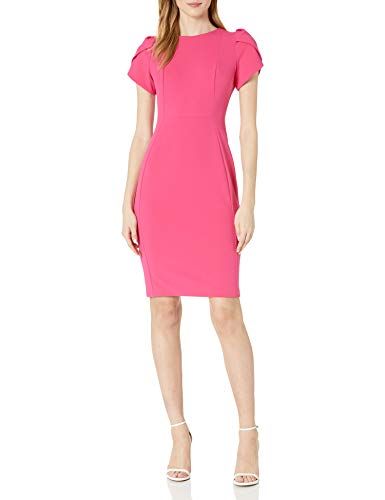 Calvin Klein Sheath Dress For Spring, Calvin Klein Dresses Classy, Summer Knee-length Calvin Klein Bodycon Dress, Tulip Sleeve Dress, Calvin Klein Knee-length Bodycon Workwear Dress, Calvin Klein Spring Knee-length Bodycon Dress, Calvin Klein Pink Knee-length Dress, Dress Mint Green, Princess Seam Dress