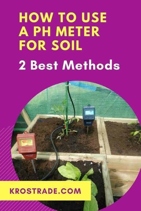 There are two methods to learn how to use a ph meter for soil. But why do you need to know how to test soil pH with pH meter Ph Meter, Soil Testing, Soil Ph, But Why, Types Of Soil, Do You Need, Being Used, How To Use, Soil