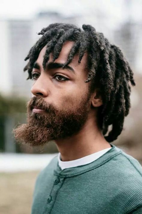 Beard And Dreads Black Man, Dred Locks Men, Dred Locks, High Top Dreads, Mens Dreadlock Styles, Dreadlock Rasta, Men With Locs, Dreadlock Hairstyles For Men, Dreadlock Styles