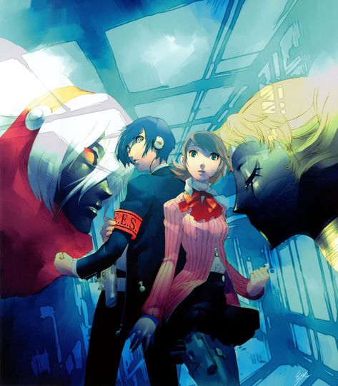 Yukari and the protagonist Persona 3 Manga, Yukari Takeba, Persona 3 Portable, Persona 5 Anime, Shin Megami Tensei Persona, Under Your Spell, Social Link, Persona 3, Persona 4