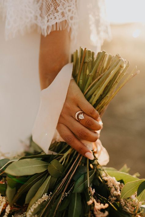 We’re drooling over this celestial bohemian wedding with a golden retriever groomsman! #bohowedding #weddinginspiration #love see more: https://ruffledblog.com/celestial-bohemian-wedding Bohemian Wedding Rings, Bohemian Garden Wedding, Boho Wedding Ring, Boho Engagement Ring, Backyard Celebration, Joshua Tree Engagement, Boho Texture, Wedding Ring Styles, Titanium Wedding Rings