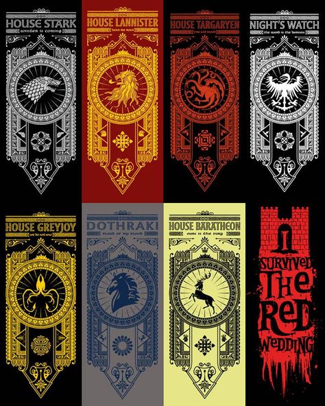 Family Crests Game Of Thrones Party, Game Of Thrones Poster, Got Game Of Thrones, Game Of Thrones Quotes, Gra O Tron, House Stark, Games Of Thrones, Game Of Thrones Art, Valar Morghulis