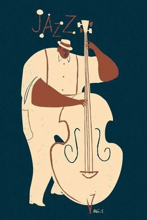 Arte Jazz, Art Musical, Band Poster, Jazz Poster, Mid Century Illustration, Jazz Art, Music Illustration, Music Painting, Musical Art