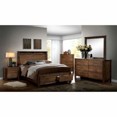 HN Home Corvallis Transitional Storage Platform Bed | Hayneedle Rustic Bedroom Sets, Wood Bedroom Sets, Headboard With Shelves, Platform Bedroom Sets, Eastern King Bed, Oak Bedroom Furniture, King Storage Bed, Wooden Bedroom, Oak Bedroom