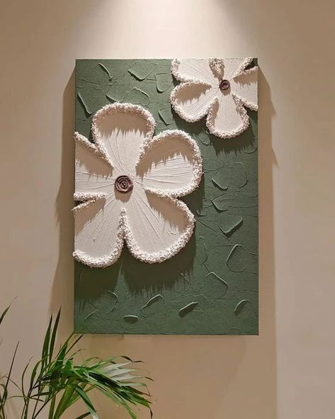 This beautiful texture painting can give your wall a decent look 👀❤ In just 3k rupees 🙀🤑 So what are you waiting for DM now for order 🚶‍♀️🤌 White Cement Painting On Canvas, Cement Art On Canvas, Clay Art For Wall Decor, Mini Textured Canvas Art, Canvas Painting With Clay, Canvases On Wall, Clay On Canvas Art, How To Texture Paint On Canvas, Clay Canvas Art