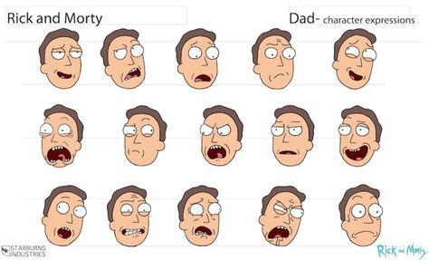 Imgur: The most awesome images on the Internet Character Expressions, Rick And Morty Drawing, Rick And Morty Characters, Bd Art, Rick Y Morty, Character Model Sheet, Character Model, Model Sheet, Casual Game