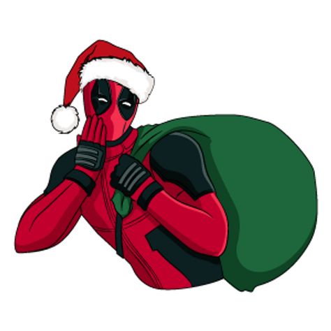 Deadpool Comic Icons, Finding Nemo Stickers, Deadpool Christmas, Deadpool Cartoon, Deadpool Stickers, Batman Stickers, Marvel Stickers, Red Superhero, Icons Christmas