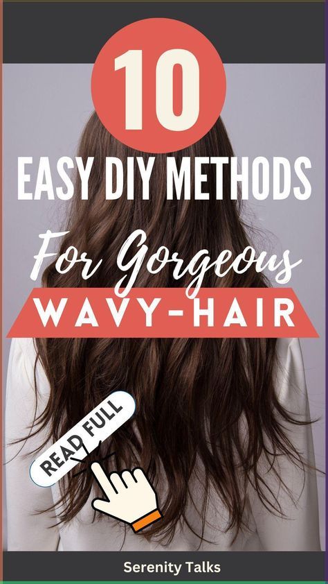 How To Get The Wavy Hair Look, How To Make Straight Hair Wavy, How To Get Wavy Hair, Wavy Hair Hacks, Romantic Wavy Hair, How To Style Wavy Hair, Diy Wavy Hair, Easy Wavy Hair, Wavy Hair Diy